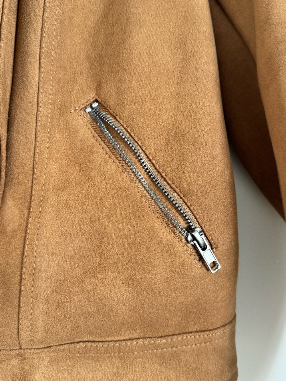 Philosophy Brown Suede Cropped Jacket - Picture 6 of 16